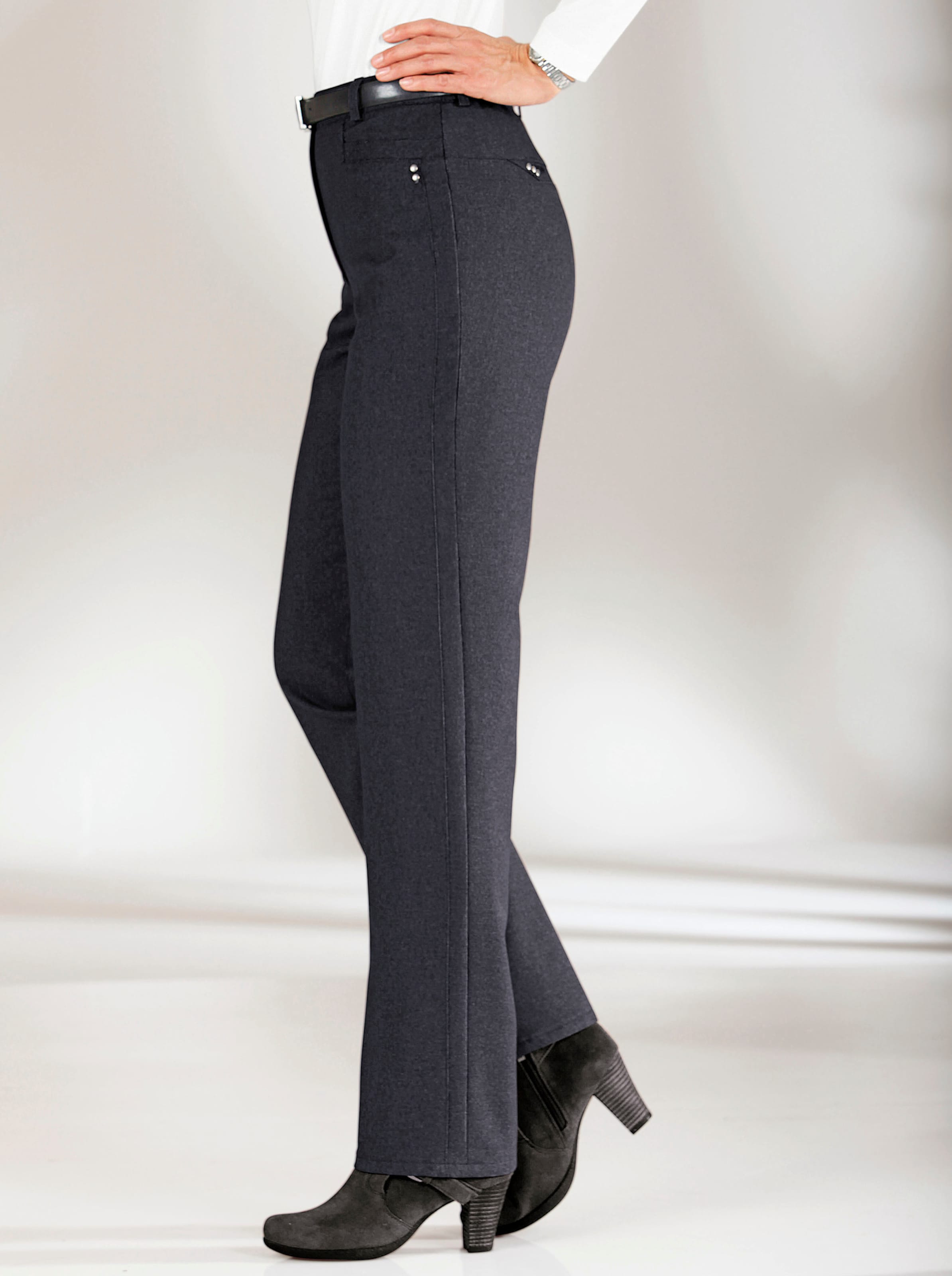 Thermohose in anthrazit-meliert