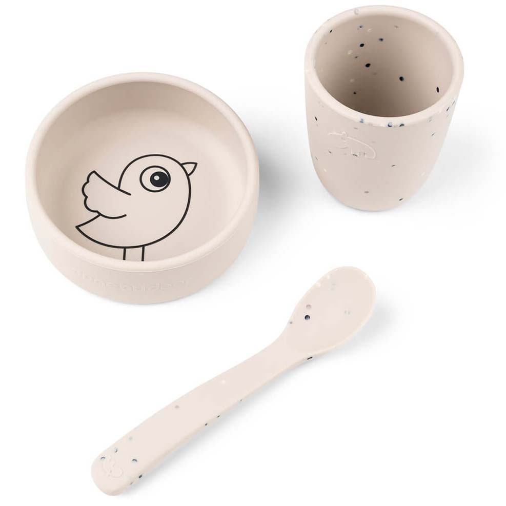 Done By Deer First Meal Eetset beige