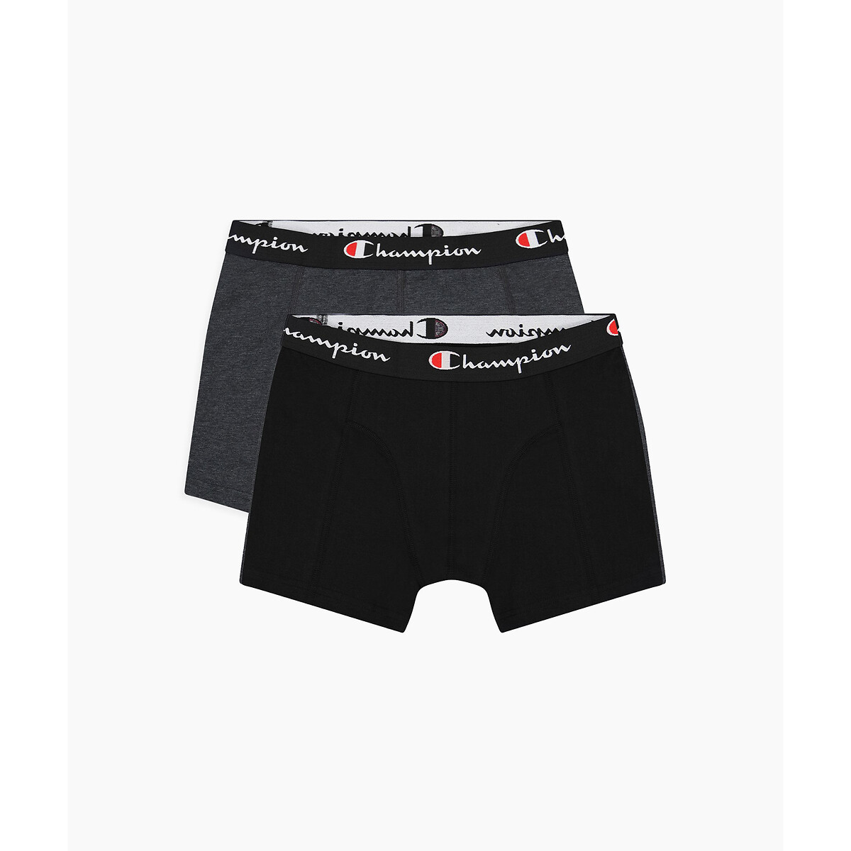 CHAMPION<br>Conjunto de 2 cuecas boxer básicas lisas