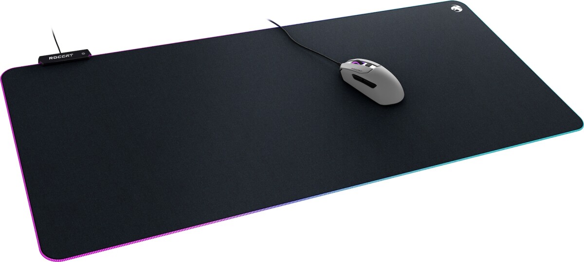 Roccat - Sense Aimo Xxl Rgb Musemåtte - Sort