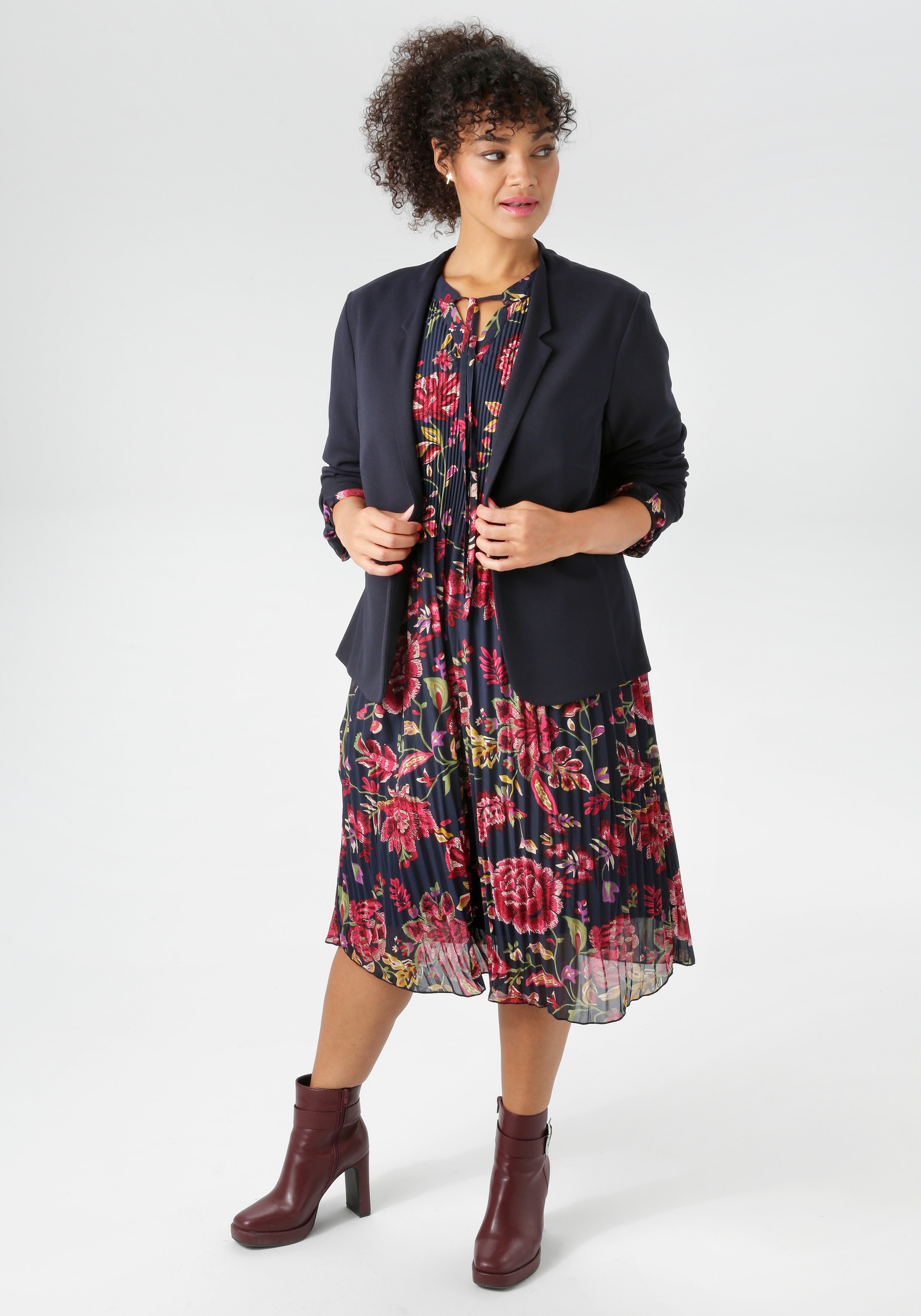 Aniston PLUS Boleroblazer kurzer, verschlussloser Damen-Bolero