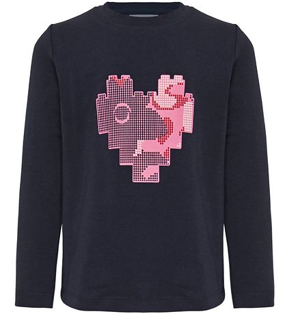 LEGO? Duplo Bluse - LWTonja - Navy m. Hjerte