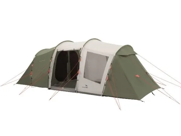 Easy Camp Huntsville Twin 600, Camping, Tunneltelt, 6 person(er), 14,2 kg, Grøn
