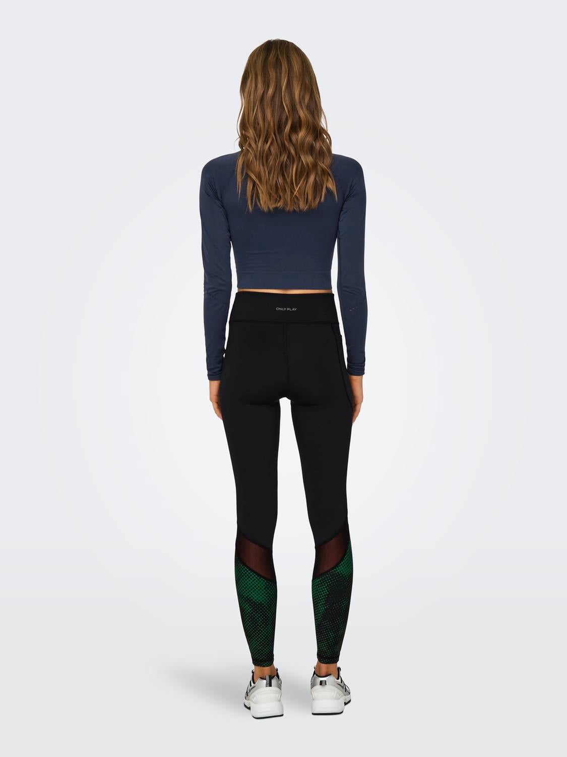 ONPMILA-ROSE-2 Hohe Taille Enger Schnitt Sportleggings Black