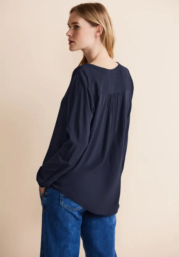 Bluse im Tunikastyle - deep blue