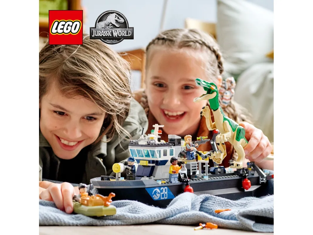 LEGO Jurassic World 76942 World Baryonyx-dinosaurflugt i båd
