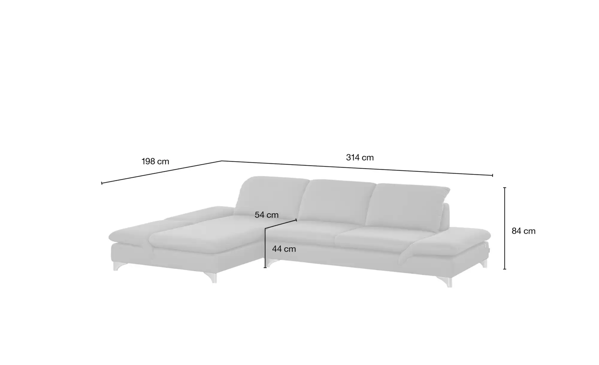 W.SCHILLIG Ecksofa Saraa