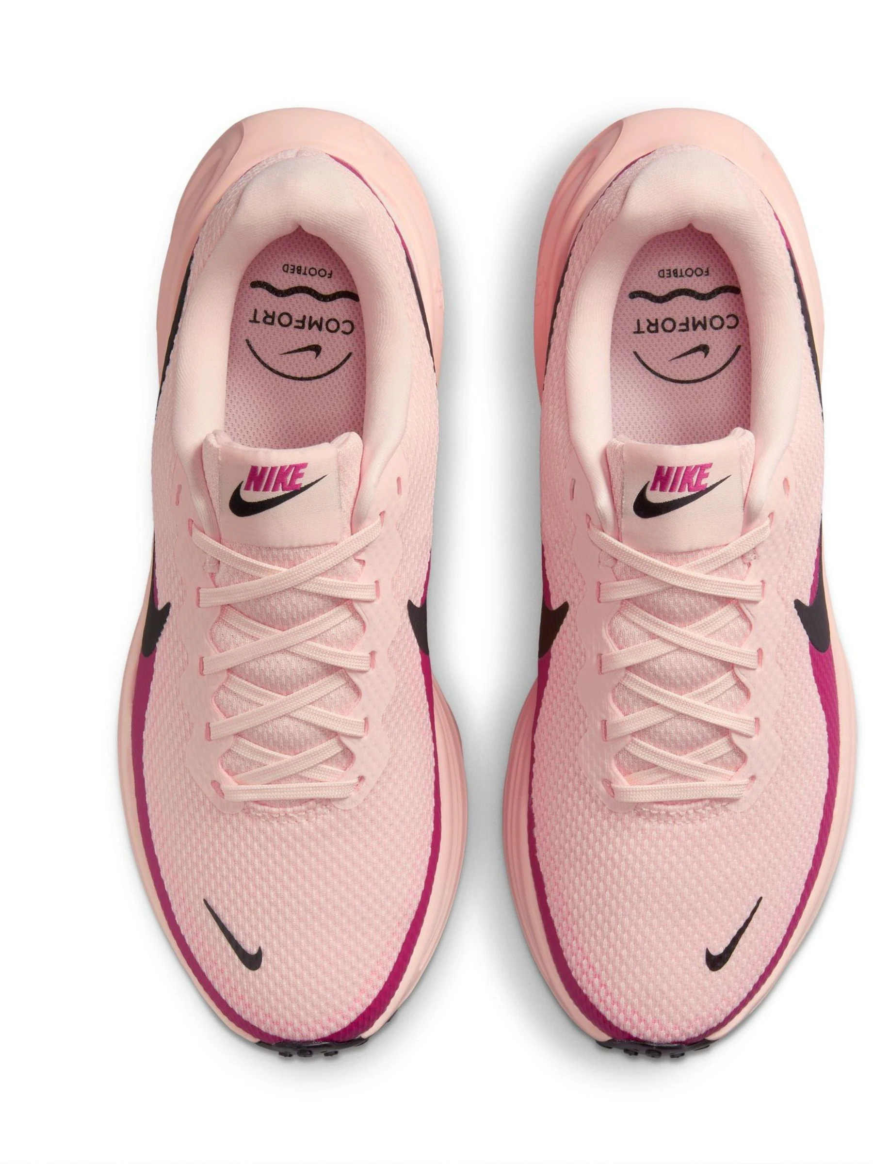 Koraalrood met wassing - Nike Revolution 8 hardloopschoenen