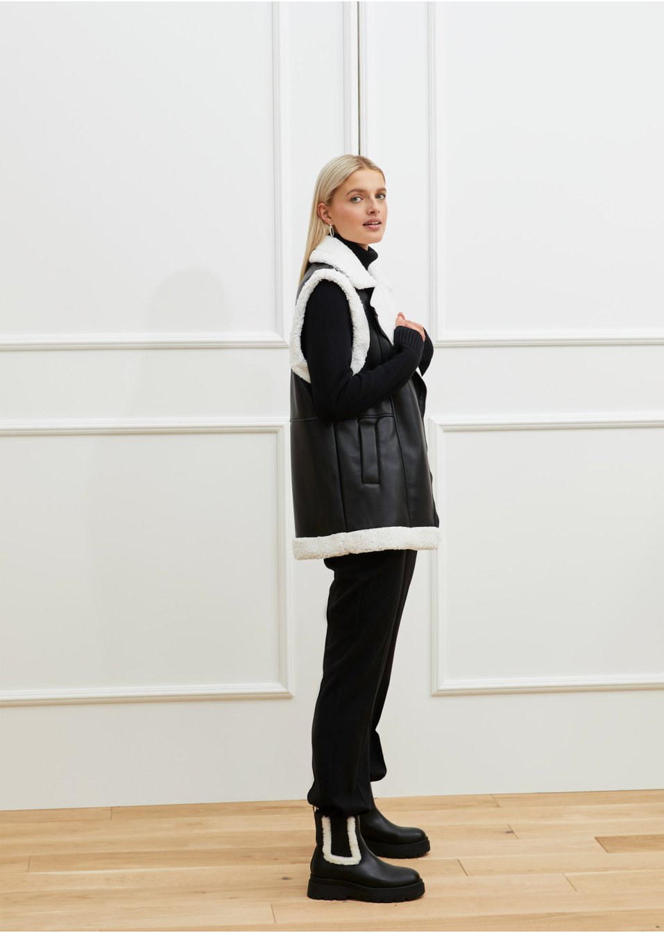 Veste sans manches douillette