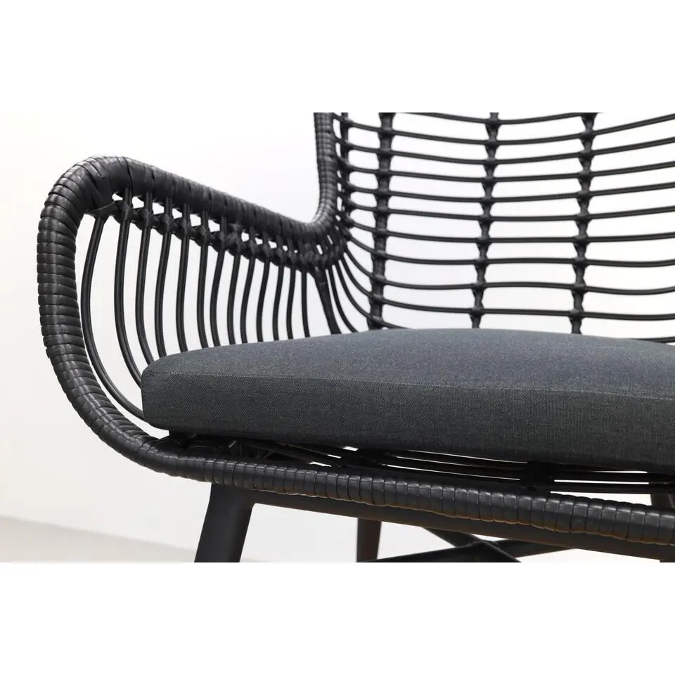 VDG Set van 4 - Jasmine dining tuinstoel - Black