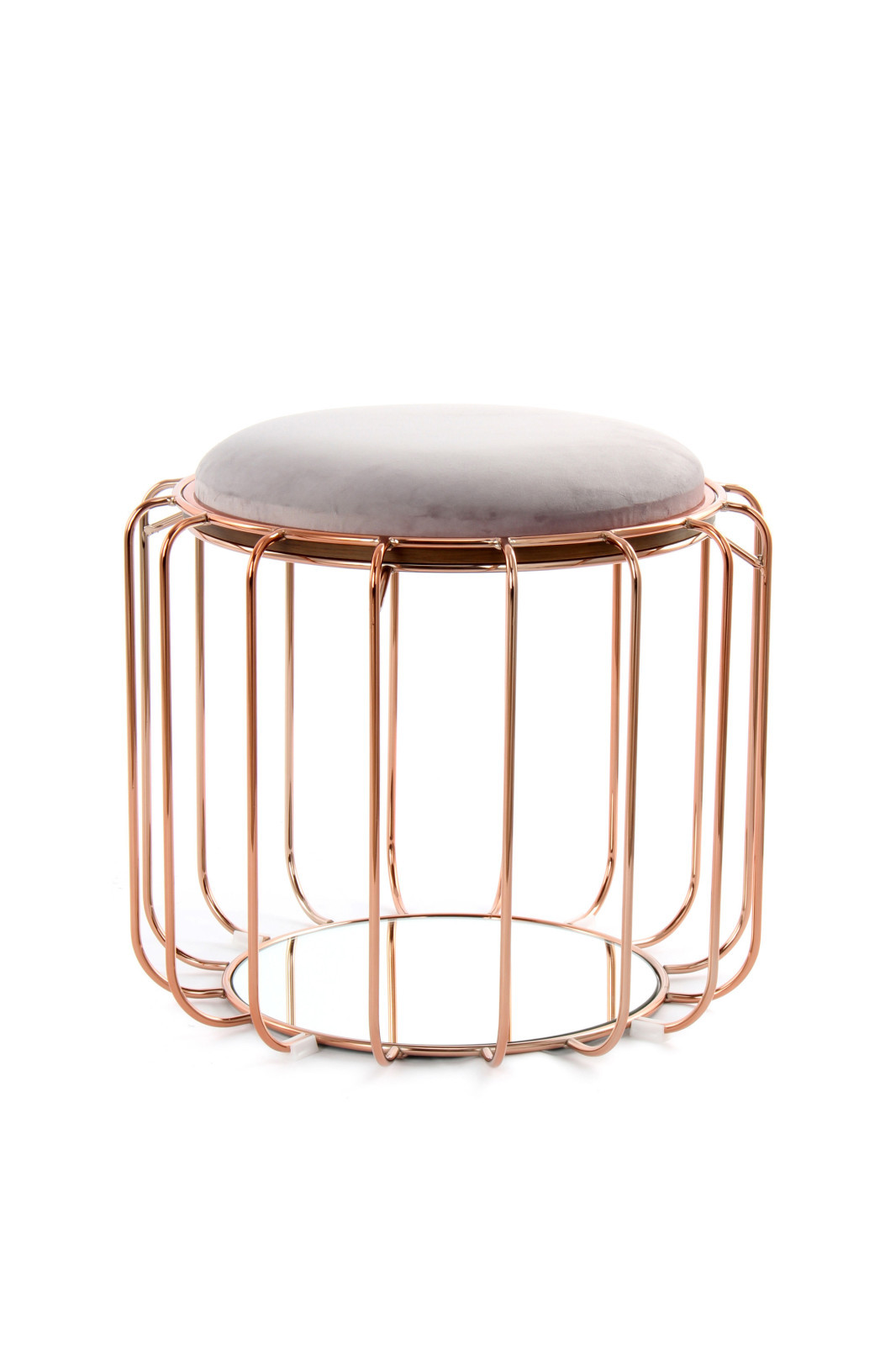 Tisch-Hocker COMFORTABLE - hellviolett-rose - Metall