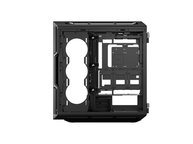 Corsair PC-Gehäuse 5000T TG Schwarz Mid-Tower-Gehäuse mit Sichtfenster
