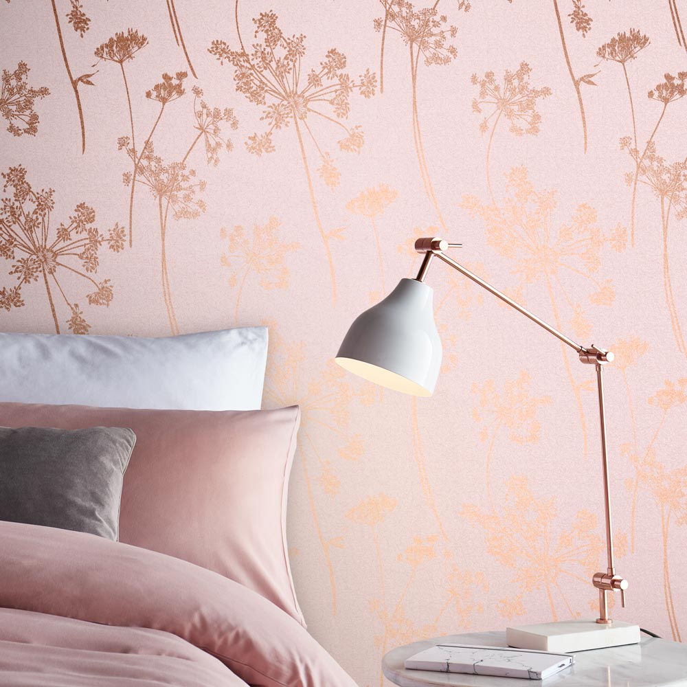 Graham & Brown Vliesbehang - Anthriscus Blush - 10mx53cm