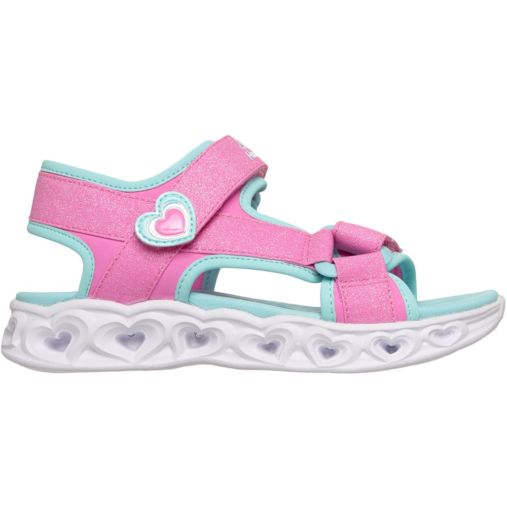 Køb Skechers Pink Heart Lights Sandaler