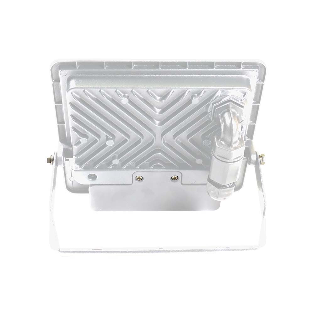 LED-schijnwerper met PIR-sensor - Samsung - IP65 - Wit - 30W - 2340 lumen - 6500K - 5 jaar - Modelnr.: VT-138S-W