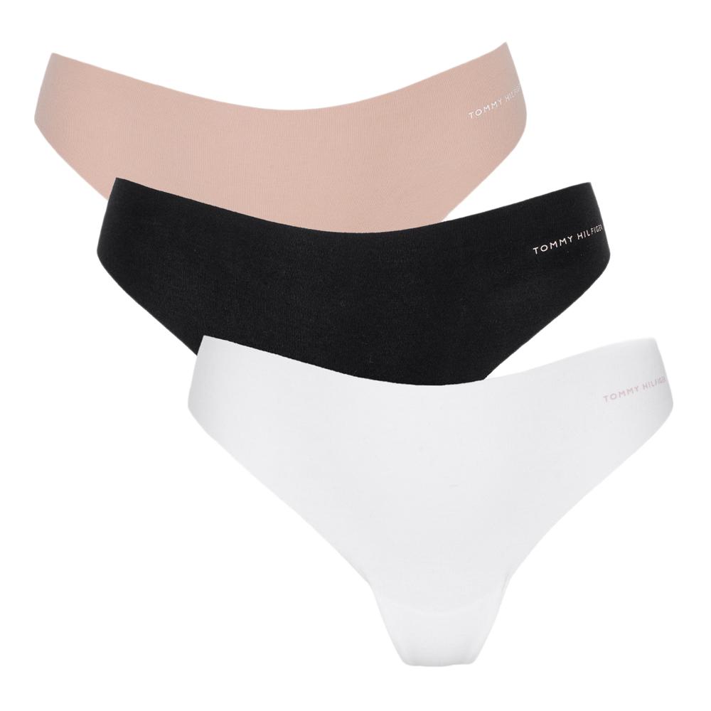 Tommy Hilfiger X3 Tangas Blanc/Nude/Noir Femme Tommy Hilfiger UW0UW03872