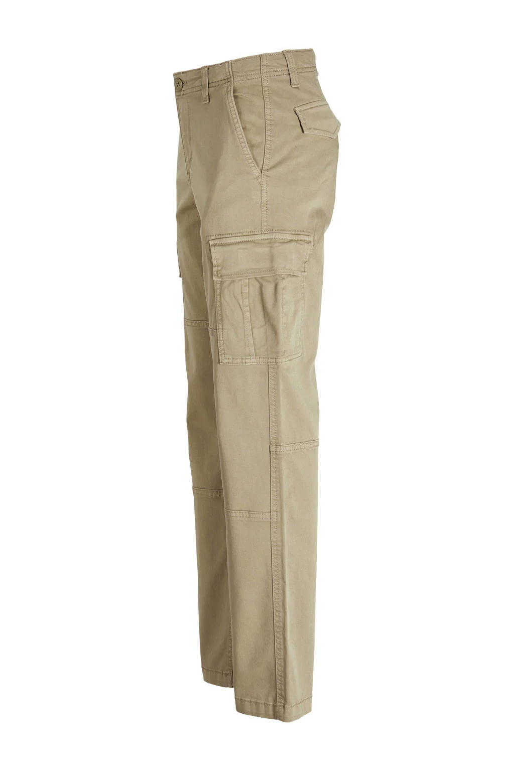 JACK & JONES loose fit cargobroek JPSTKANE JJHARLOW beige