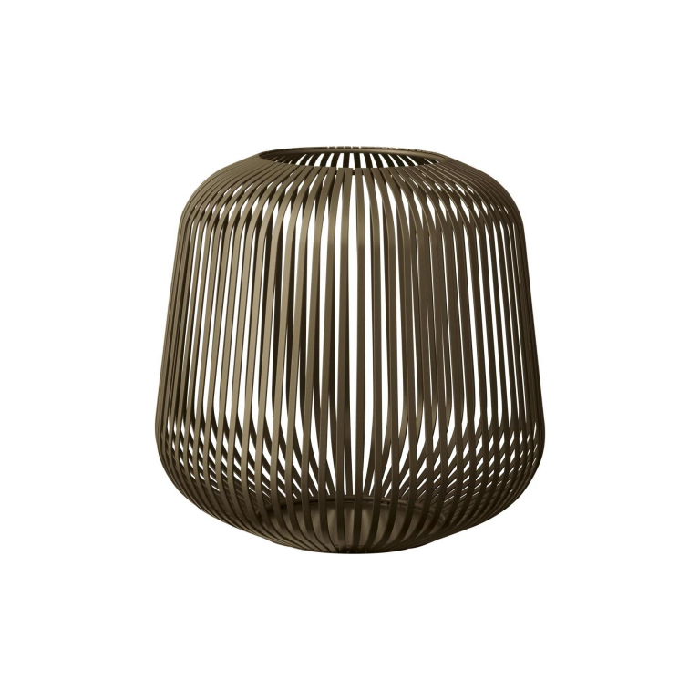 Blomus Lito windlicht metallic medium burned metal