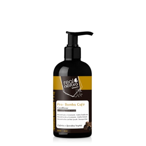 Real Natura Pro-Bomba Café Condicionador Sem Sal 300ml