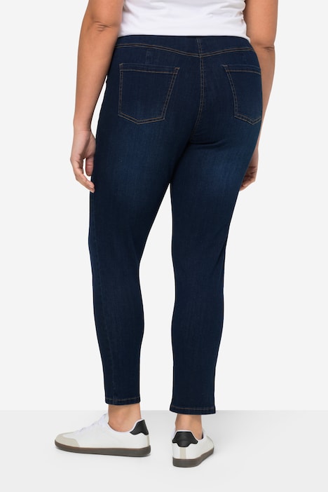 Jeggings Jule, Slim Fit, Washeffekte, Elastikbund
