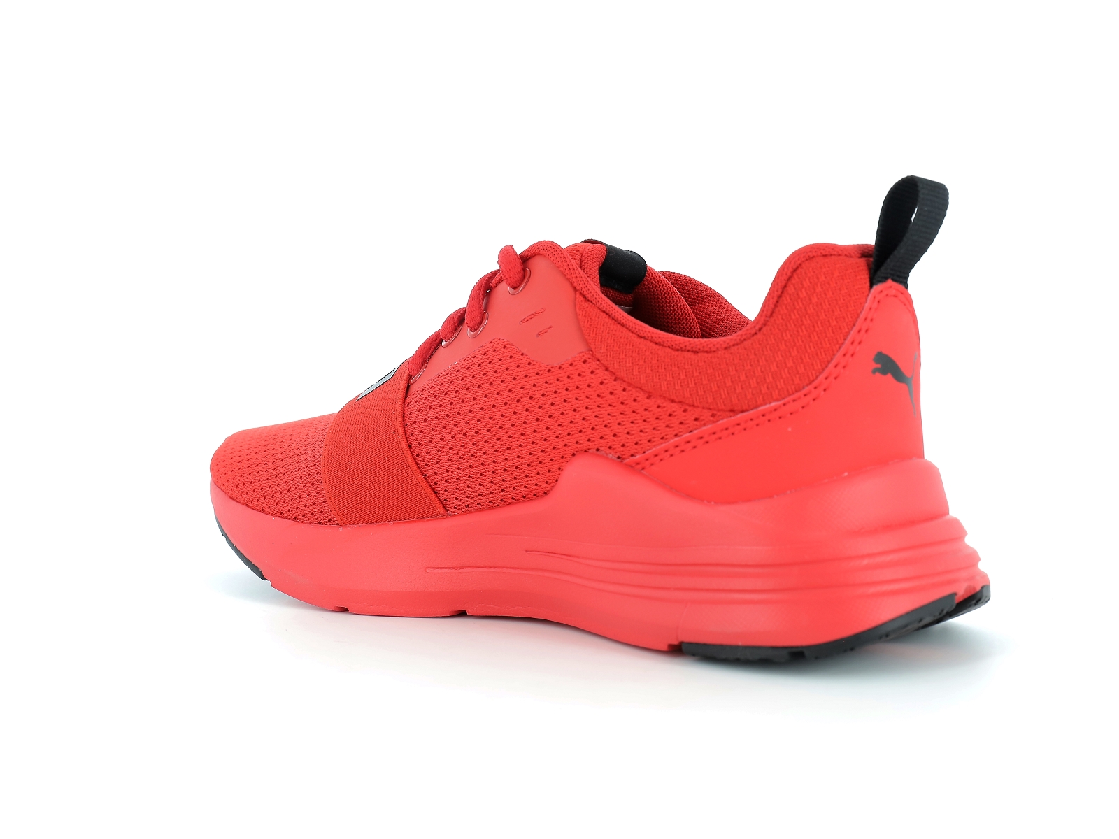 Puma-374214 Matières combinées Rouge