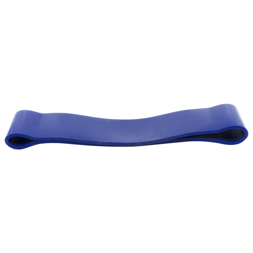 Faixa de resistência de látex larga e elástica com vários níveis de resistência.