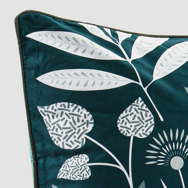 Coussin 'Asako' velours