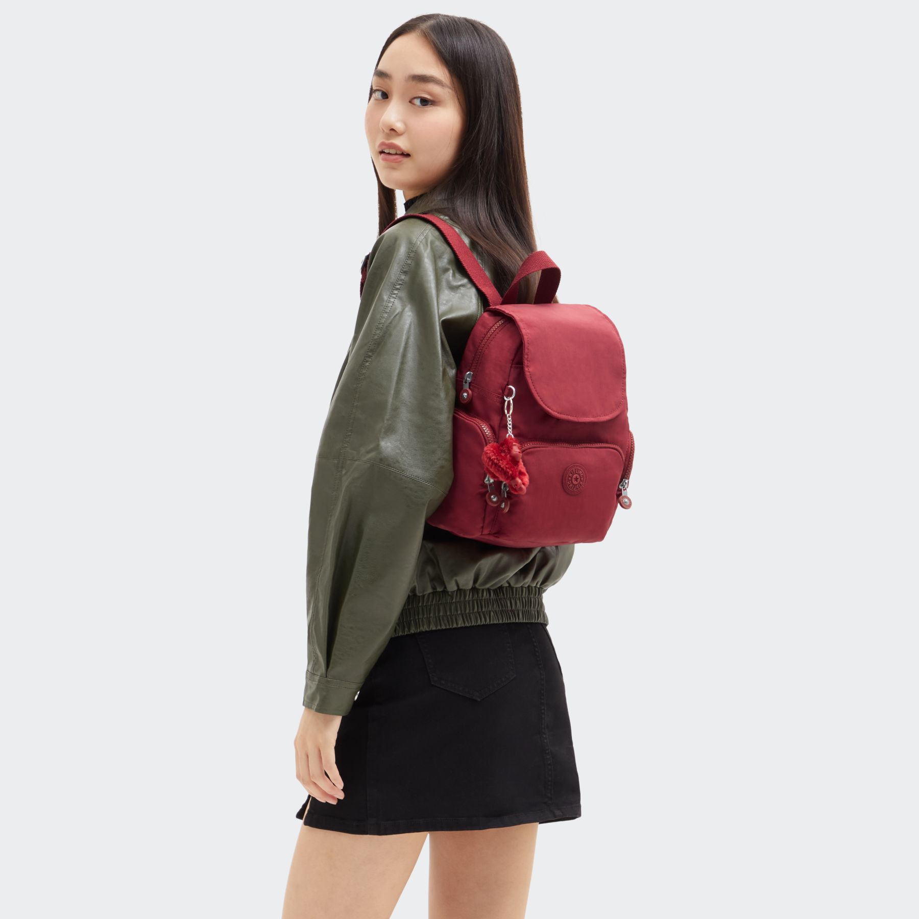 CITY ZIP MINI Mini sac à dos avec bretelles ajustables - Funky Red