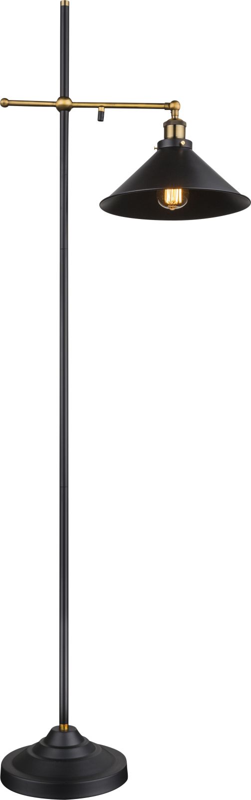 Stehleuchte - Altmessing - 155 cm hoch
