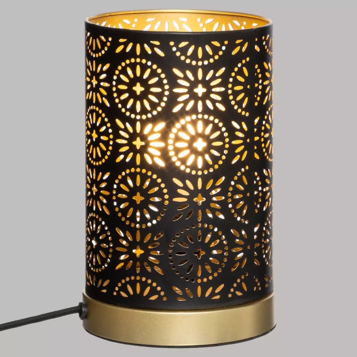 Lampe à poser métal (H21,5 cm) Gipsy Noir