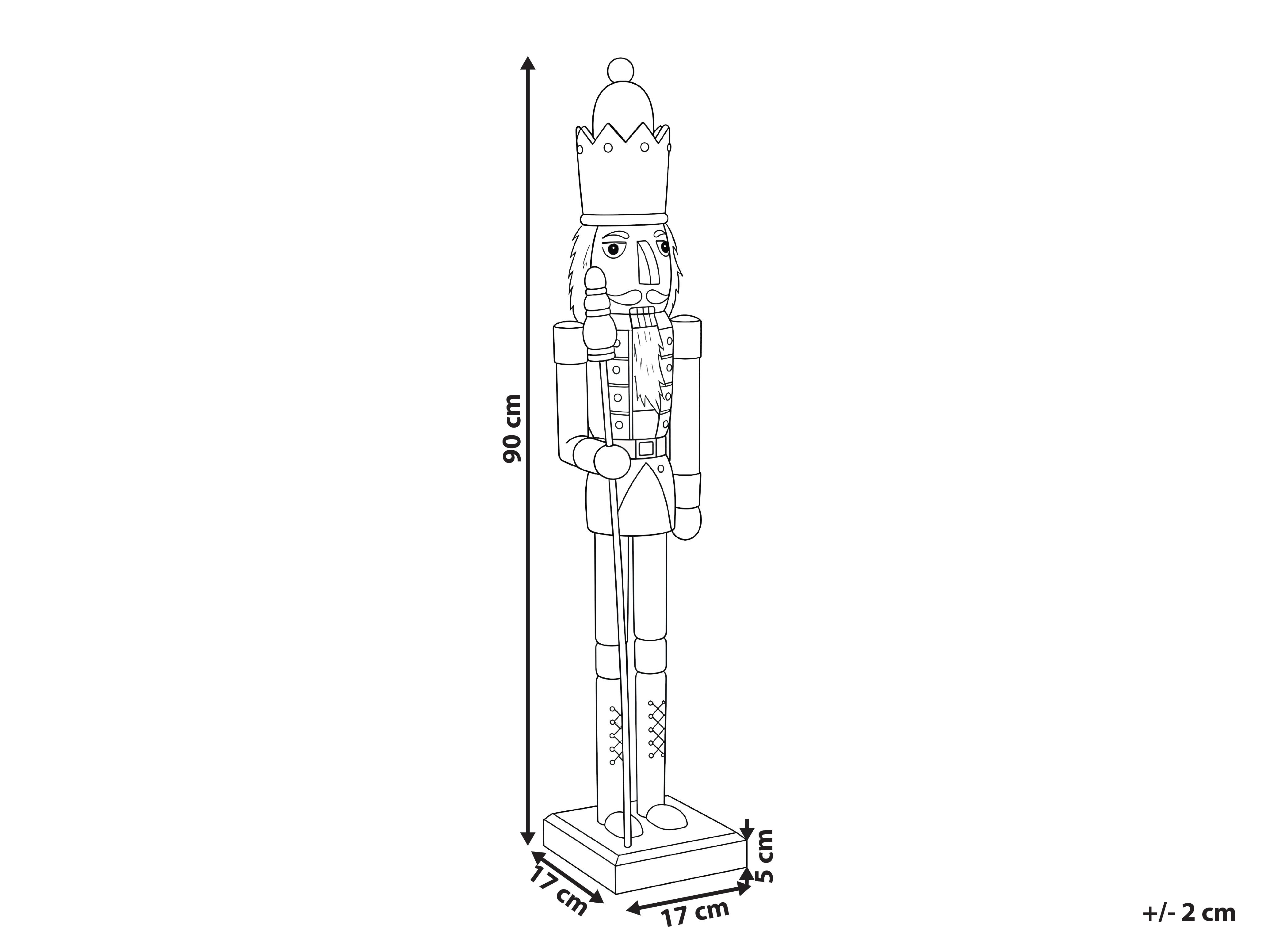 Figuur TROSAAN Notenkraker 90 cm Roze