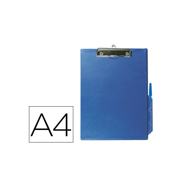 Q-Connect Prancheta Porta-Notas A4 Azul - KF01297