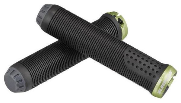 Paire de Grips Spank Spike 33mm Noir / Vert