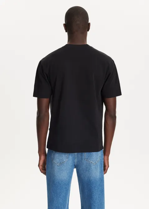 T-shirt essential zwart (ZWART)