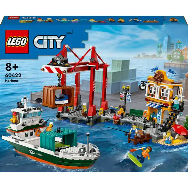 60422 Hafen mit Frachtschiff