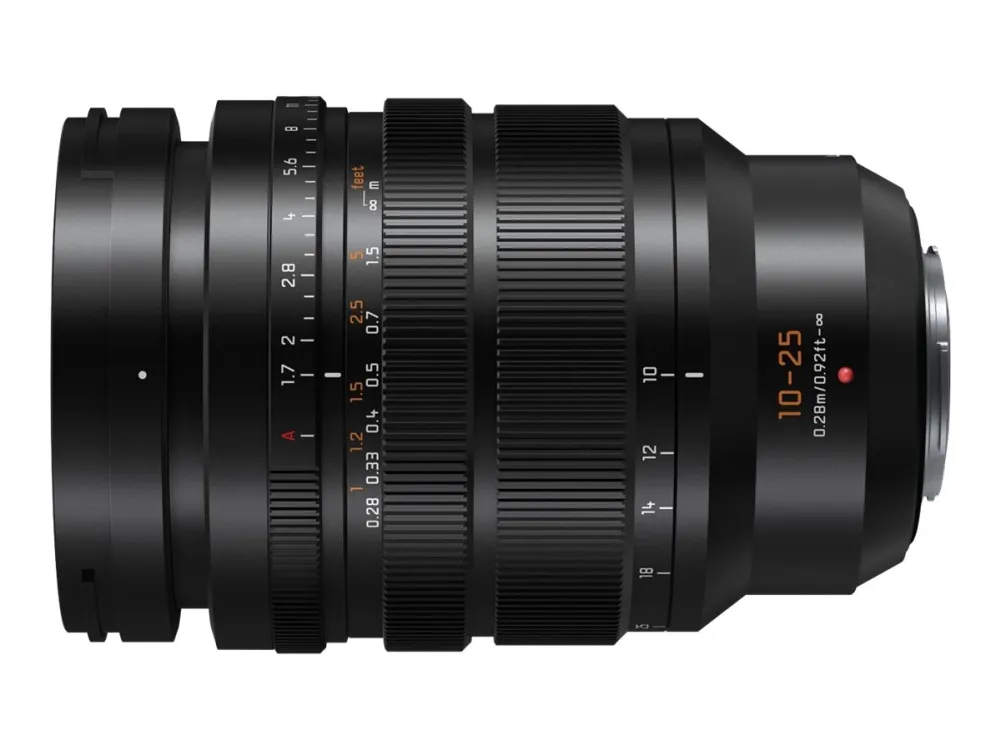 Leica DG Vario-Summilux - Zoomobjektiv - 10 mm - 25 mm - f/1.7 ASPH. - Micro Four Thirds - for Lumix DC-BGH1; Lumix G DC-G100, G110, G90, GF10, GF90, GH5M2, GH6, GH6L, GX880, GX9, GX9H
