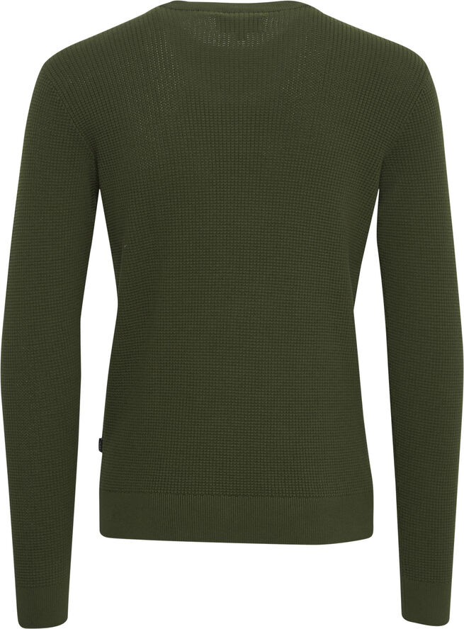 Casual Friday CFKARLO 0092 structured crew neck k Rifle green