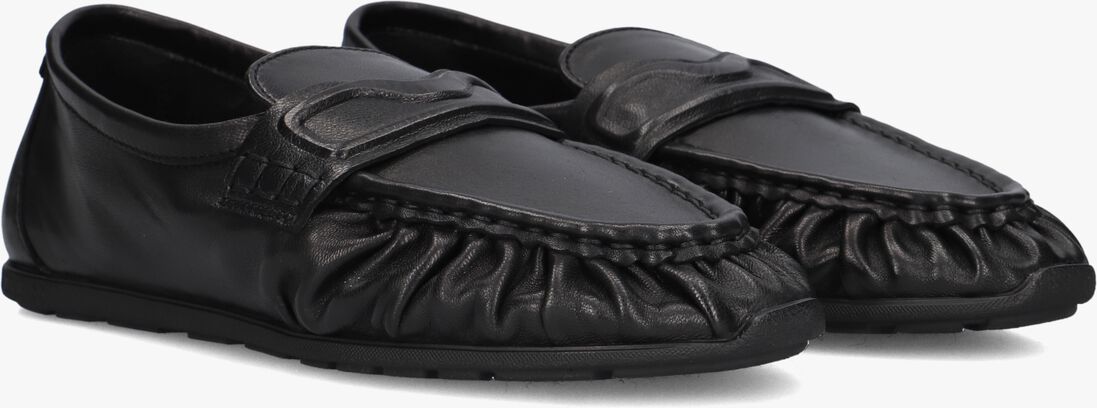 zwarte nubikk loafers riley mio
