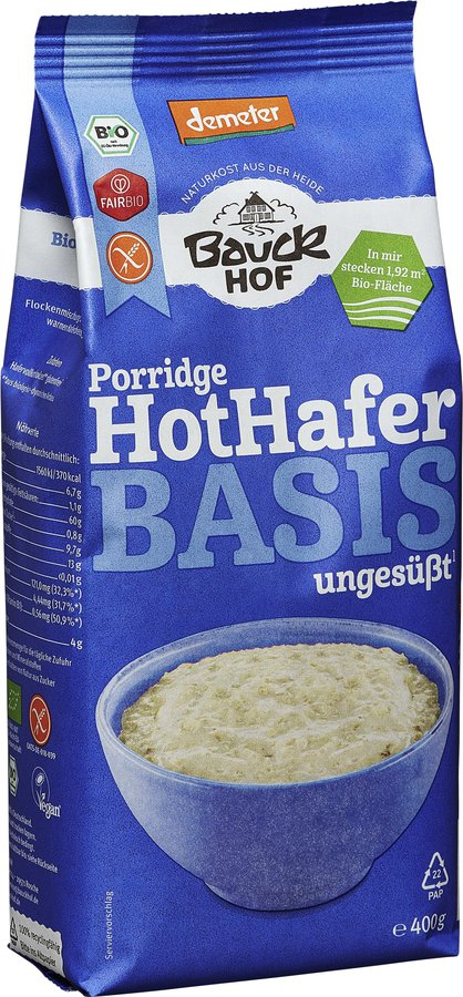 3 x Hot Hafer Basis, demeter (3x400g)