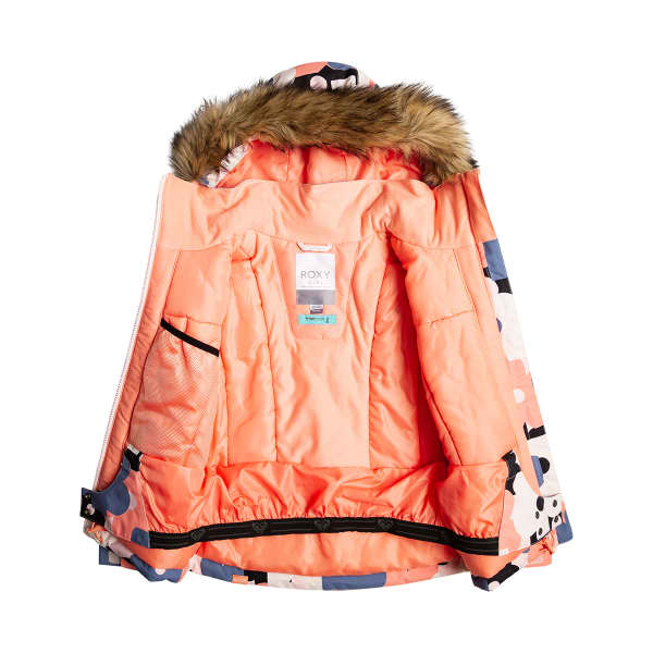 Veste de ski ROXY PIE GIRL PINK SALT PRIMA