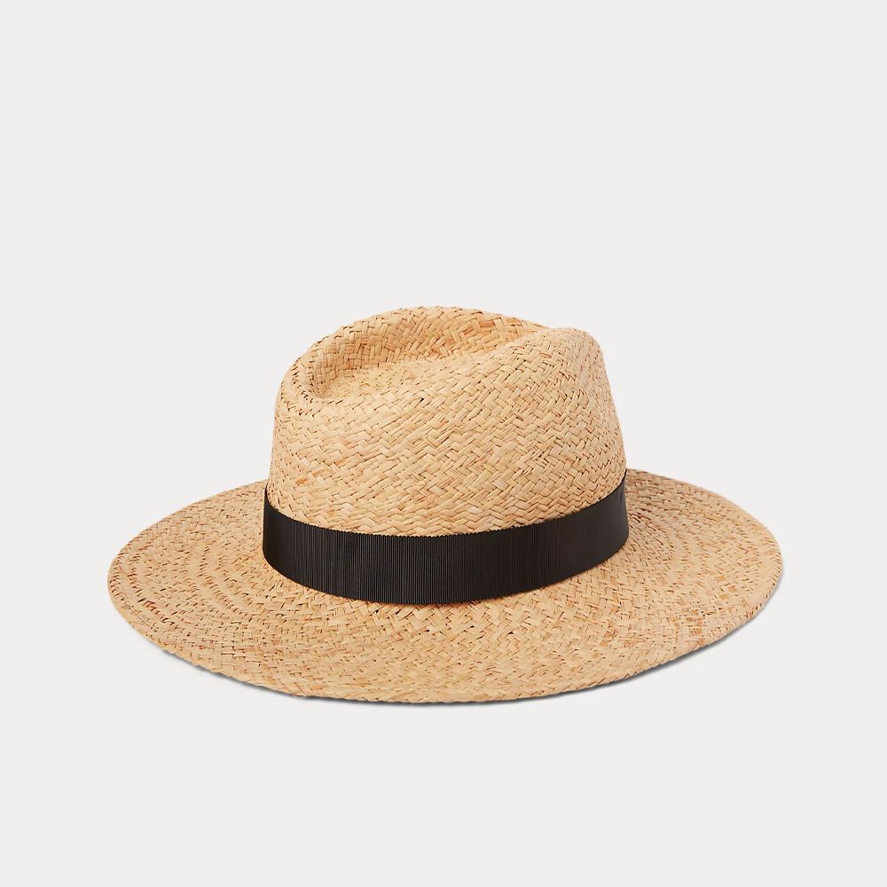 Raffia Fedora Solhatt