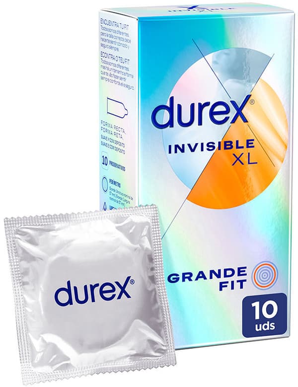 Durex Invisible XL Ultra Fine Condoms 10 u