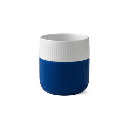 Royal Copenhagen Riflet Contrast Krus, Mega Blå, 33 cl