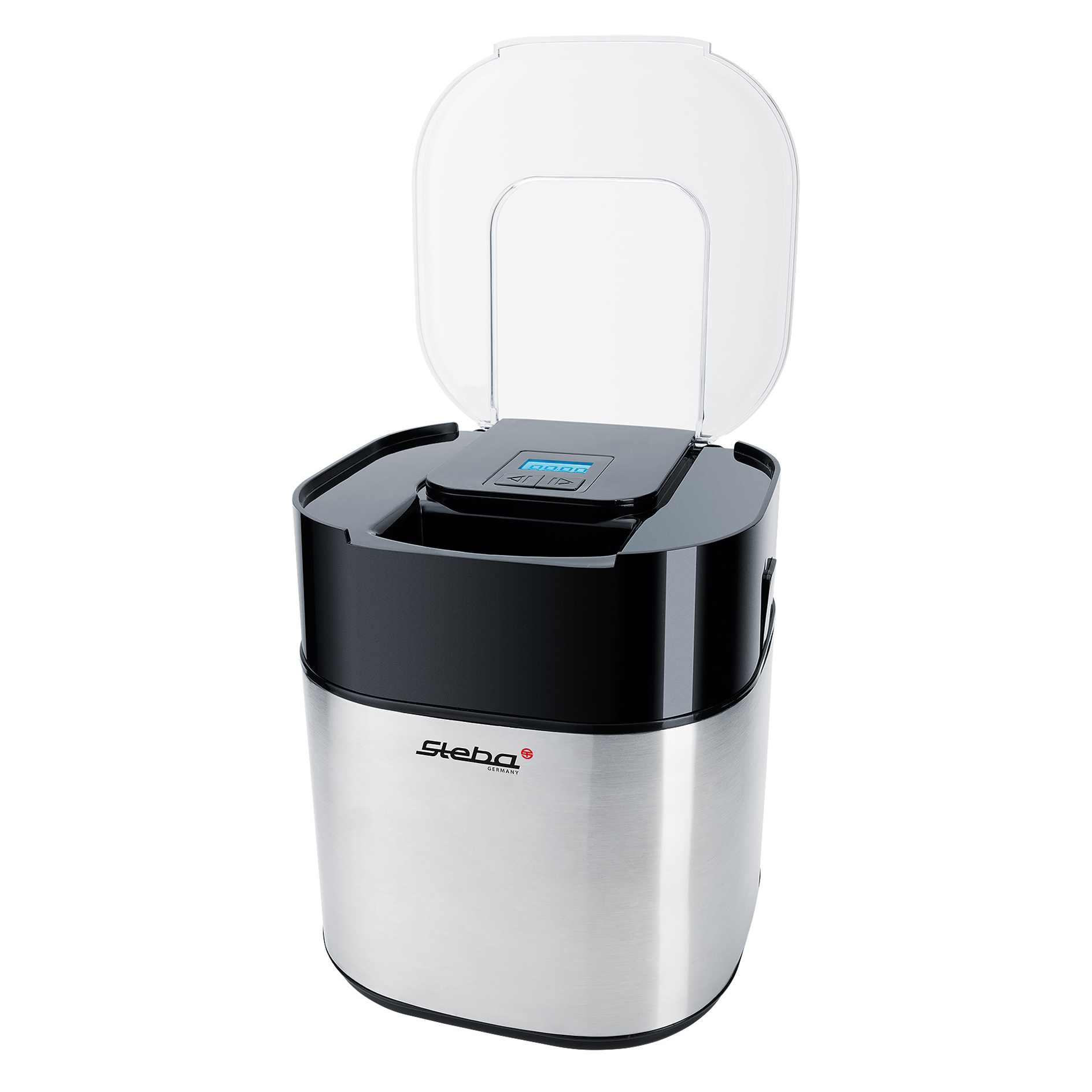 STEBA Eismaschine IC 30 - Edelstahl-schwarz - 1,5 Liter