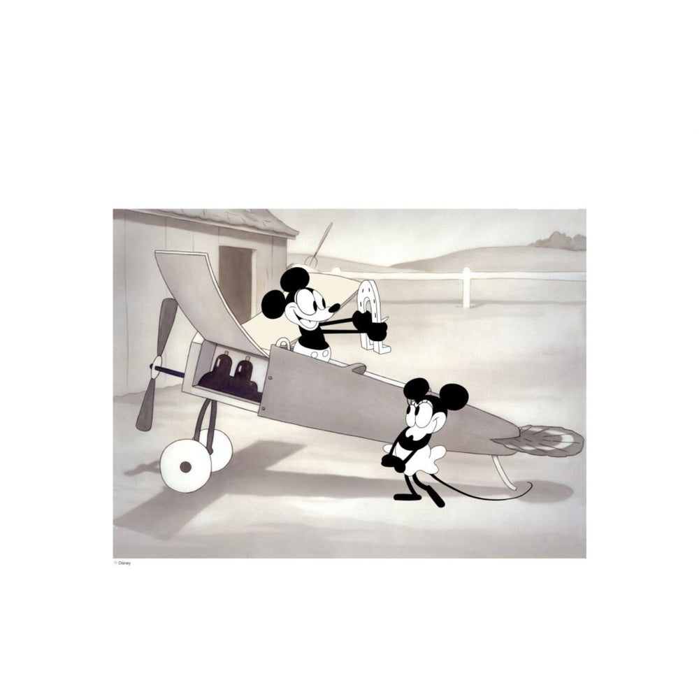Køb Poster & Frame Disney - Vintage Crazy Plane No. 02