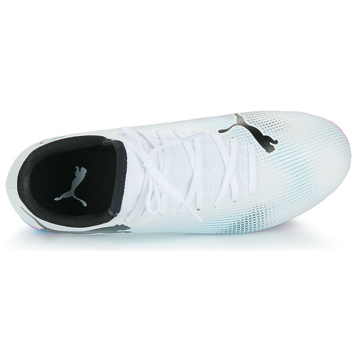 Puma - FUTURE 7 PLAY FG/AG Jr - Blanc / Argent