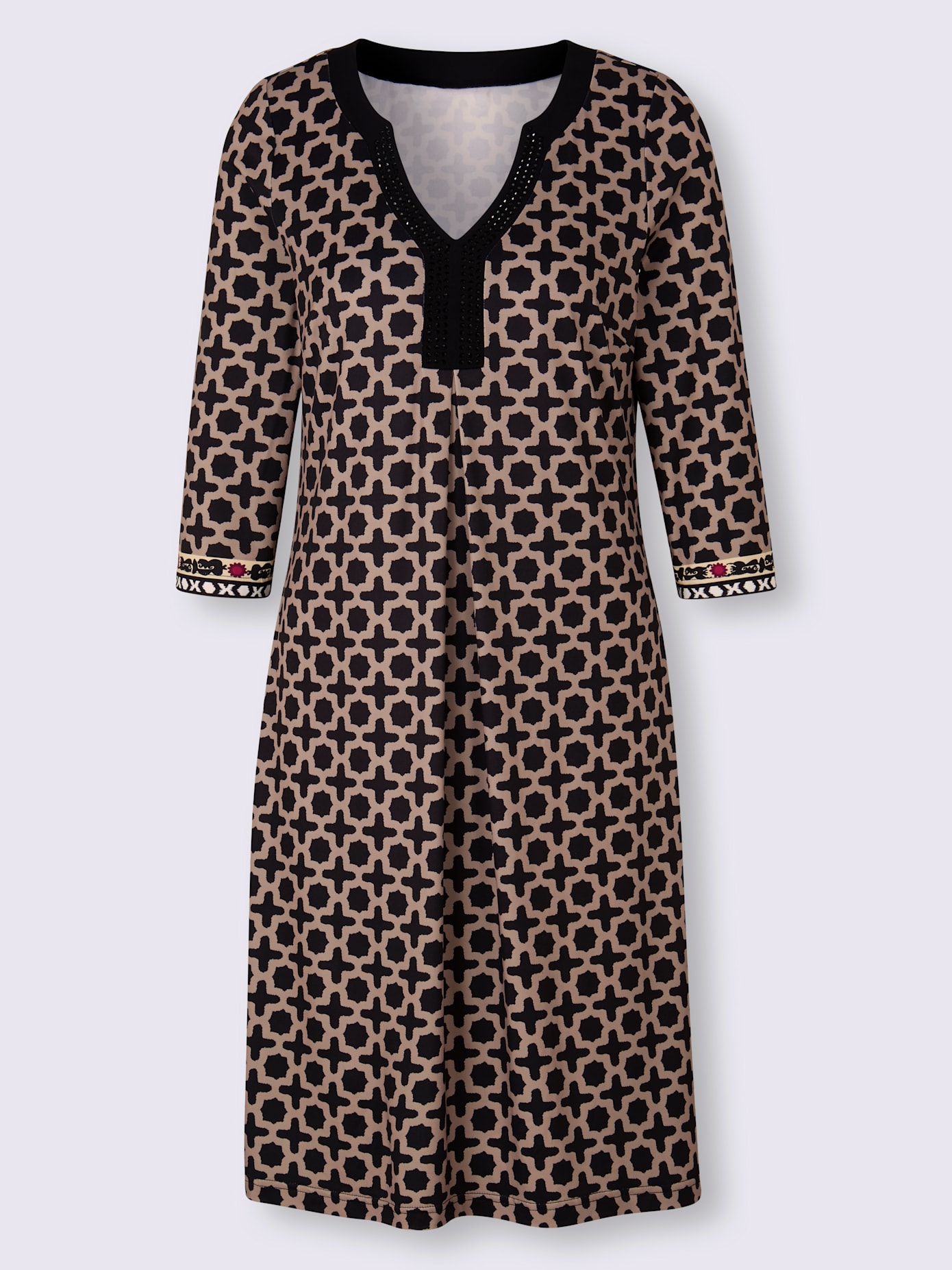 Robe en jersey imprimé mode