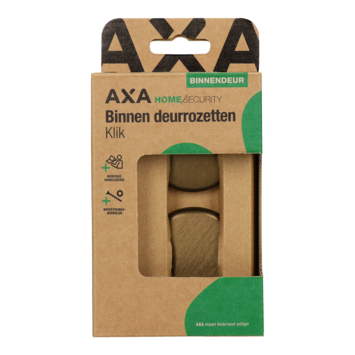 AXA binnendeur rozet klik rond voor rozet brons