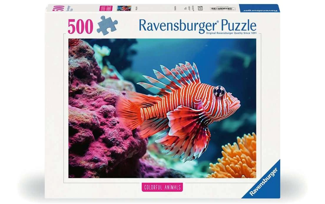 Puzzle Red LionfishPuzzle-Spiel