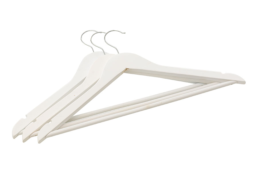 Fevik kleshengere 3pk Hvit